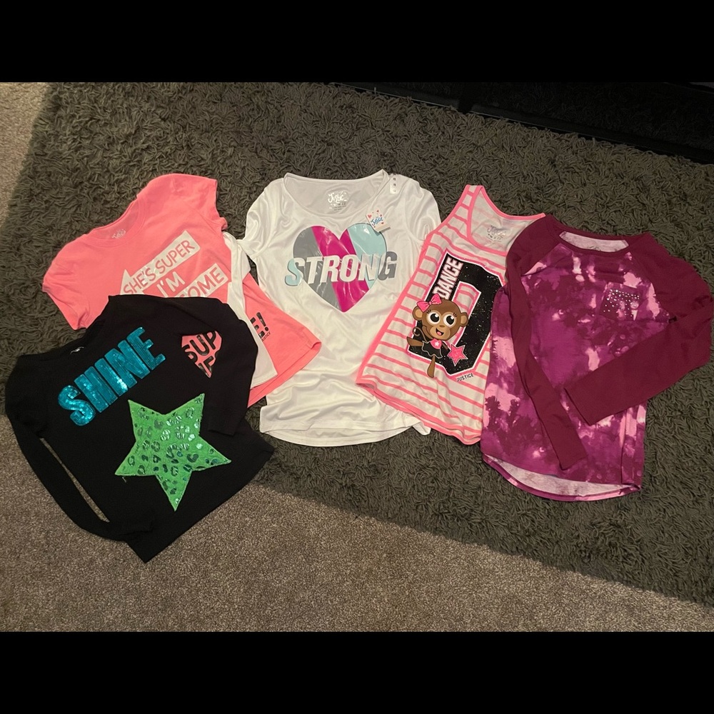 Girls size 12 Justice Lot. 5 pieces. Nonsmoking home.
